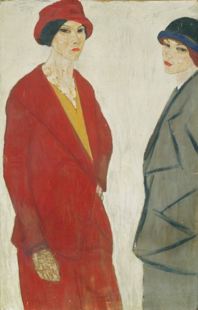 Two Women by Ubaldo Oppi
